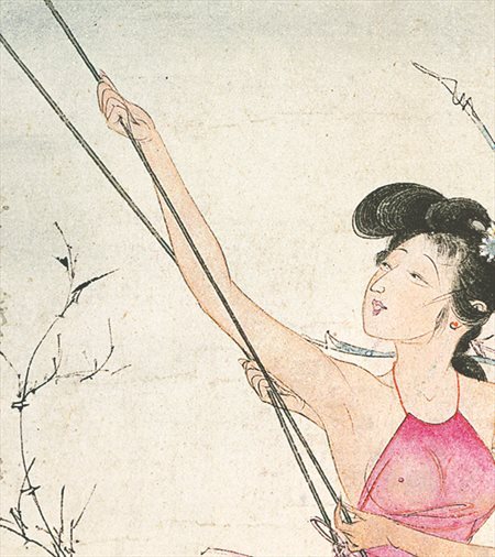 南涧-胡也佛的仕女画和最知名的金瓶梅秘戏图